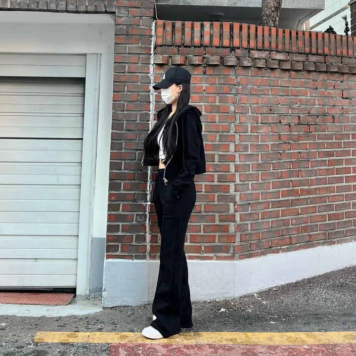 크롭 투웨이 후드 집업 2color 상세 이미지 4