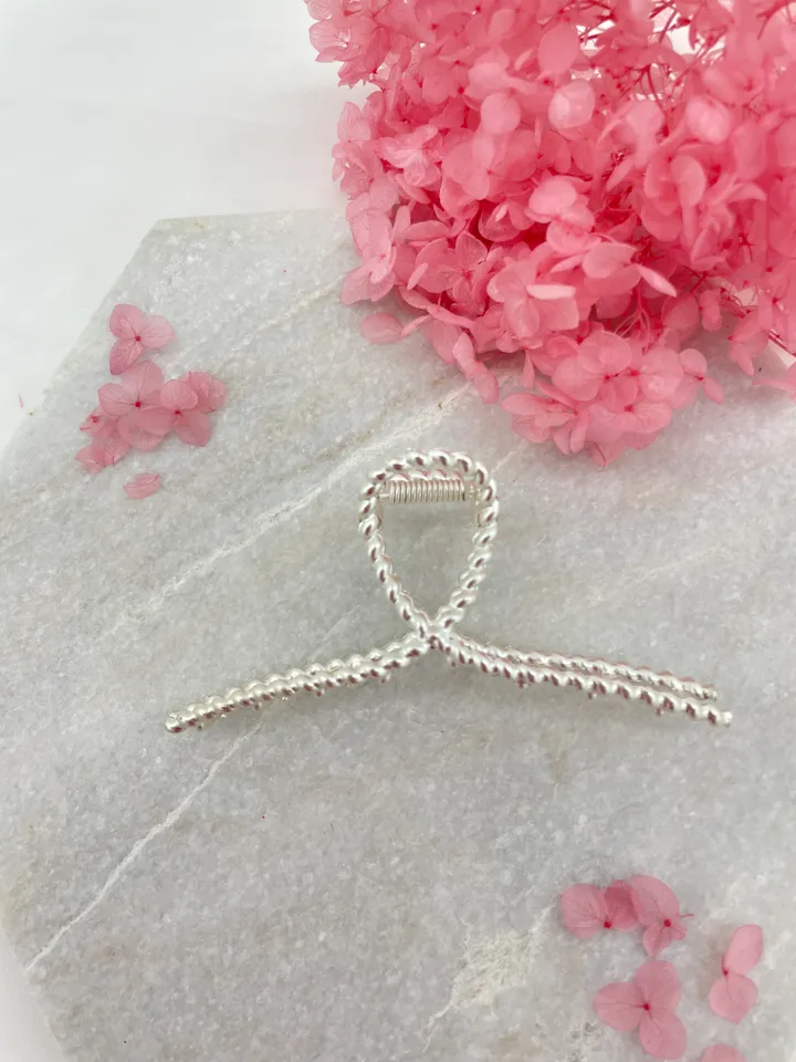 🌷집게핀증정/당일🌷 집게핀 봄 여름 13cm  투명 오로라 꼬임 사각 리본 유광 실버 하이틴 빅사이즈 꽃 반머리 묶음 헤어핀 머리핀 왕집게핀 헤어집게핀 헤어 집게삔 상세 이미지 138