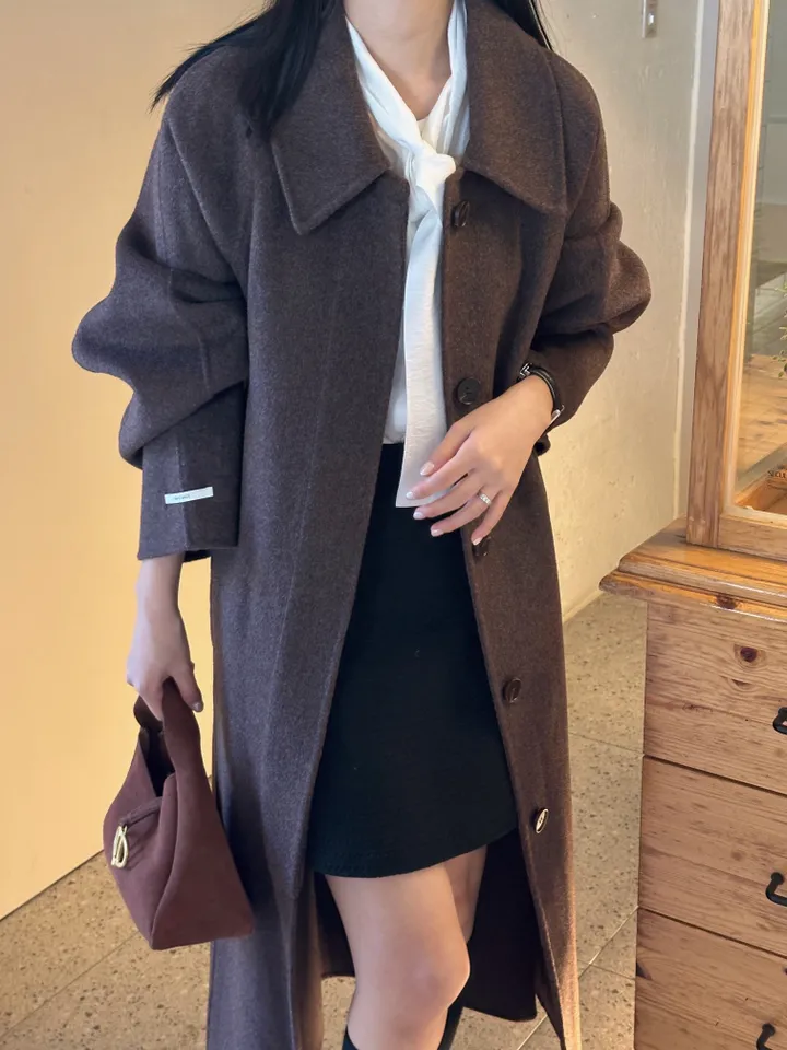 💗겨울신상/핸드메이드🛒💗 히든 핸드메이드 롱코트 (4color) 상세 이미지 6