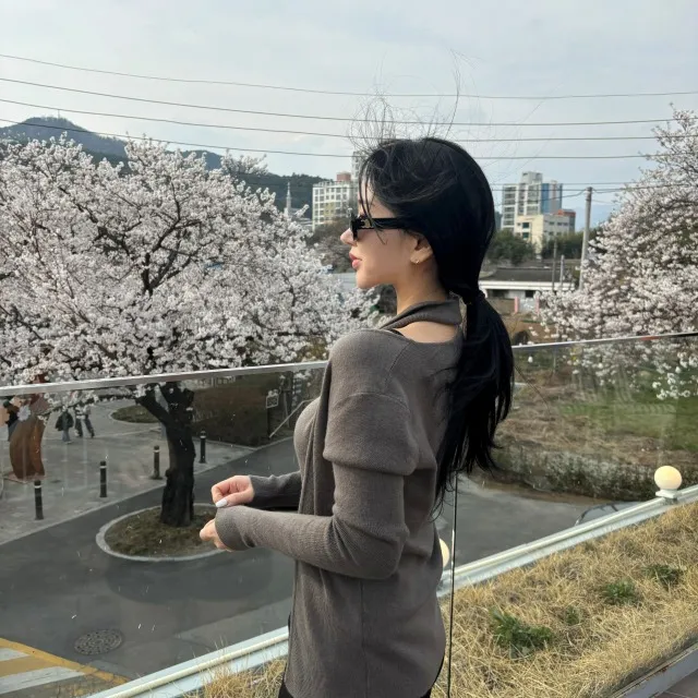 [주말특가,여름 버전출시❤️‍🔥 ] 여리 홀터 나시 니트 봄여름 가디건 상세 이미지 9