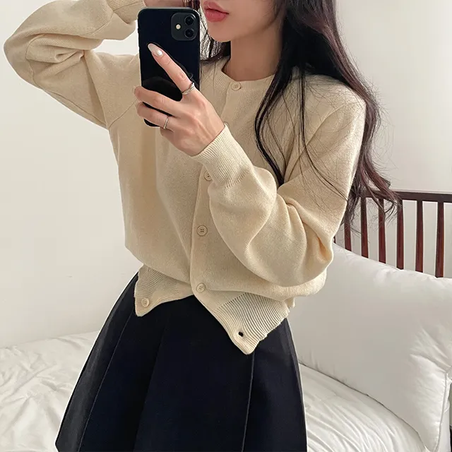 [~10컬러] 보노보노 크롭핏 단정해 니트가디건 상세 이미지 30