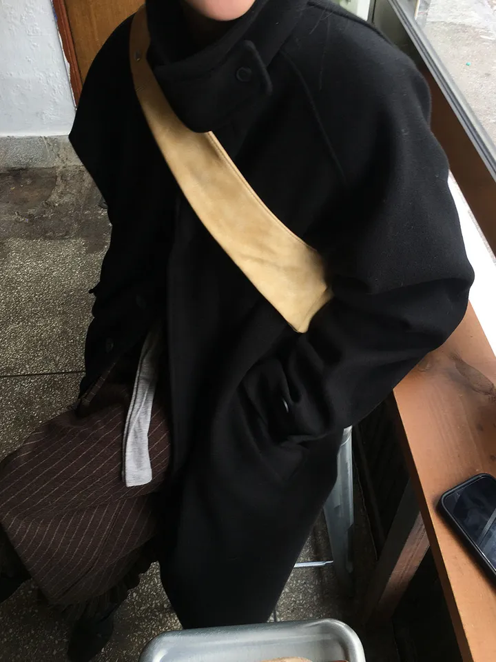 [MD픽🍅/unisex] 하이넥 스테디 발마칸 롱코트 (2color) 상세 이미지 12