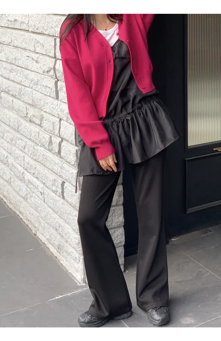 [자체제작/오늘출발/5천장돌파!/S-L]#봄🌷 하퍼 데일리 루즈핏 니트 가디건 (데일리룩/하객룩/출근룩/레이어드/봄가디건/봄니트/크롭가디건/루즈핏가디건) 상세 이미지 90