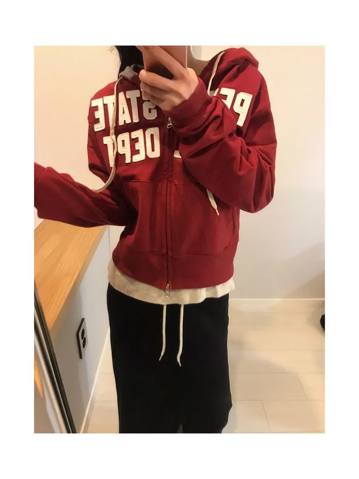 [봄신상🤍/핏보장] 프린팅 후드집업 (4color) 상세 이미지 6