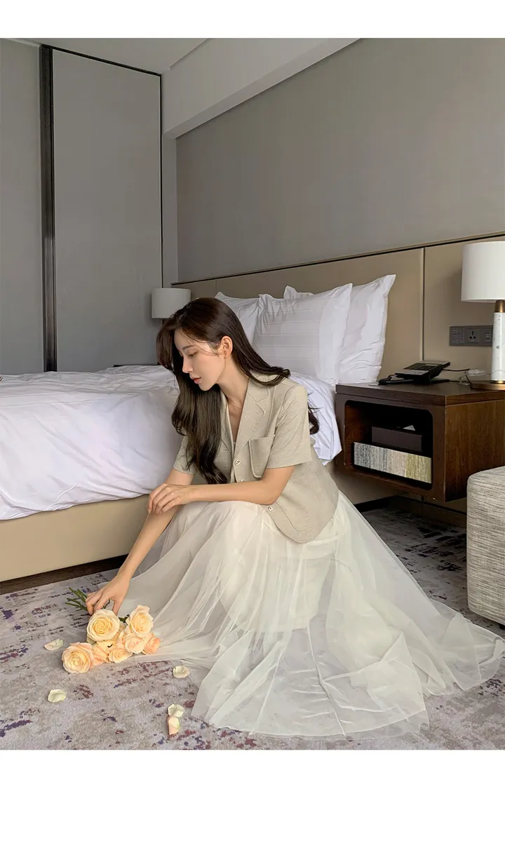 [1천장돌파][잘산템✨/하객룩,격식룩추천💗][자체제작] 디에나 트위드 세미크롭 자켓 상세 이미지 10