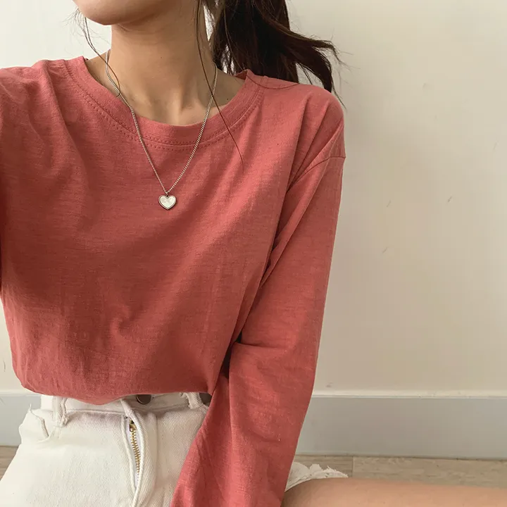 [ 필수템!/10colors ] 샌디 데일리 슬라브 긴팔T 상세 이미지 37