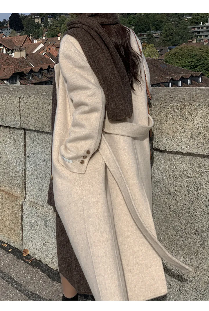 [자체제작/1만장돌파!/S-L] 브랜던 프리미엄 더블 울 핸드메이드 롱 코트 상세 이미지 125
