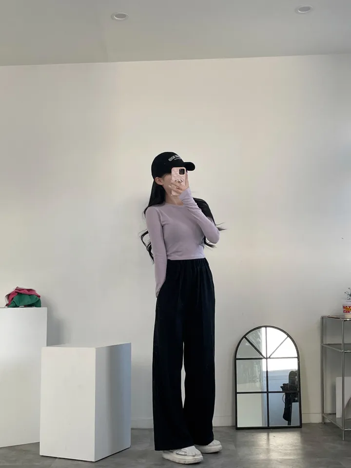 [쫀쫀/사장강추] 라운드 쫀쫀 워머 긴팔 티 상세 이미지 31