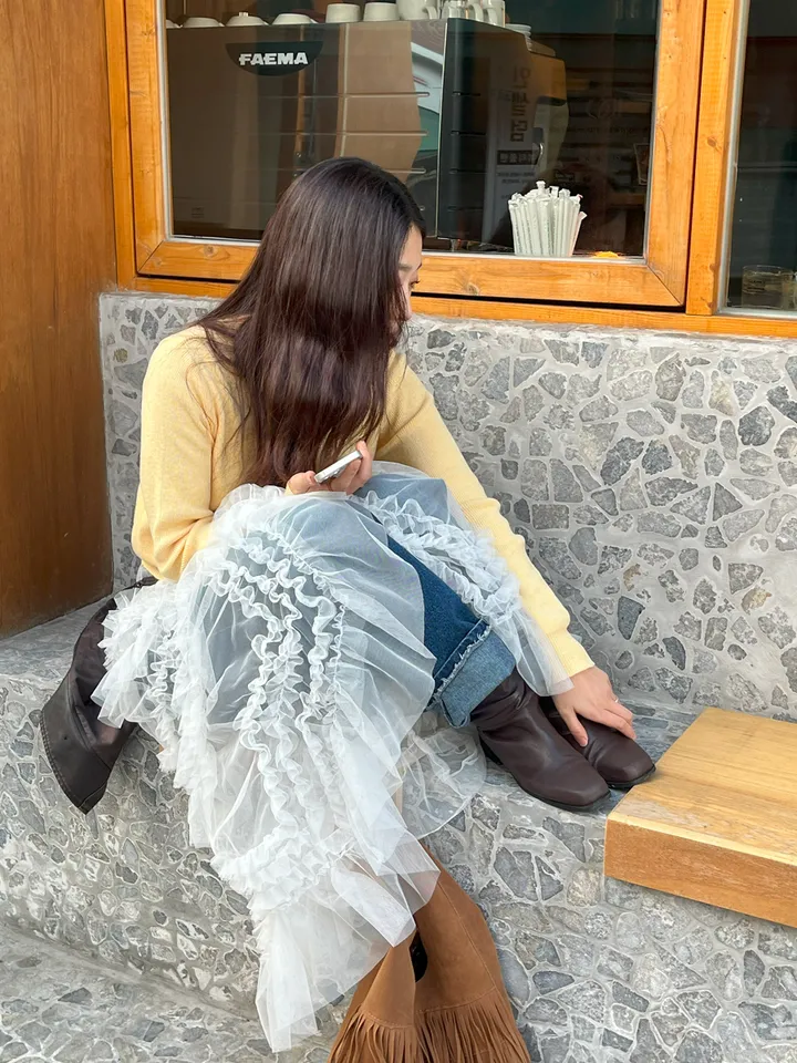 캐시 크롭 트임 가디건 [비비드/뉴트럴/캐시미어/봄] 상세 이미지 38