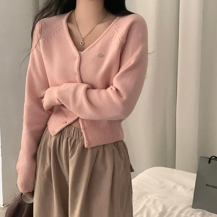 [스탠다드핏/데일리🤎] 리너스 실버 펜던트 나그랑 브이넥 니트가디건 - 6color 상세 이미지 29