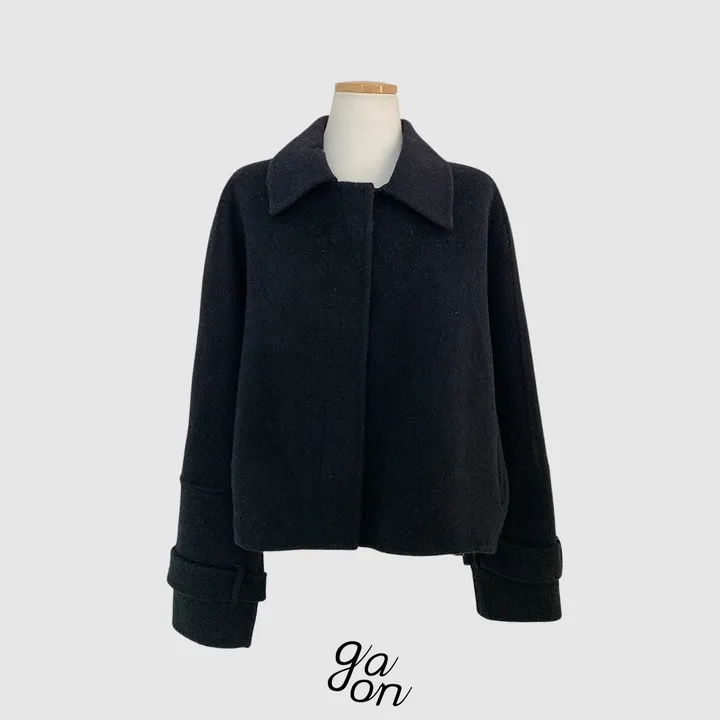 [울100/made💫] 세린 하이넥 나그랑 핸드메이드 숏코트 상세 이미지 23
