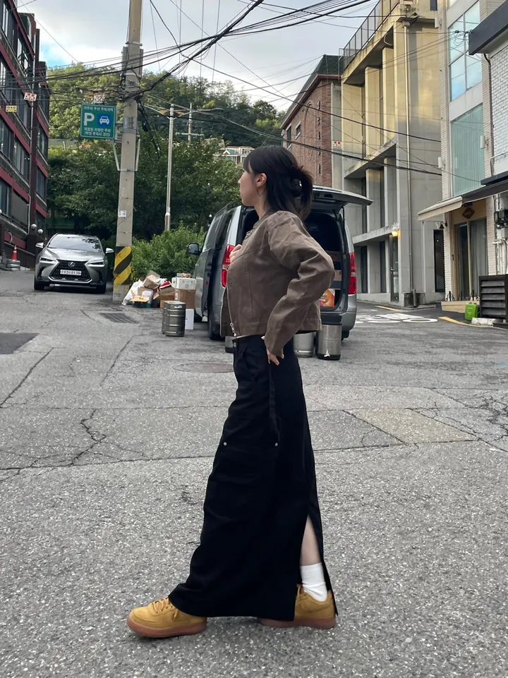 코튼 카고 롱 스커트(2 color) 상세 이미지 18