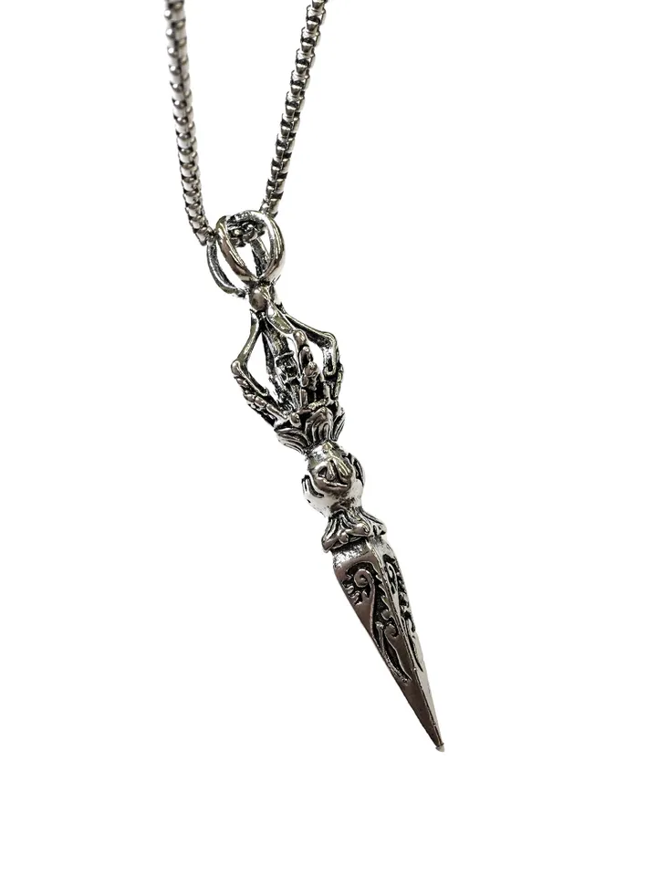 [s.steel] sculpture necklace | 조각 빈티지 목걸이 써지컬 상세 이미지 31