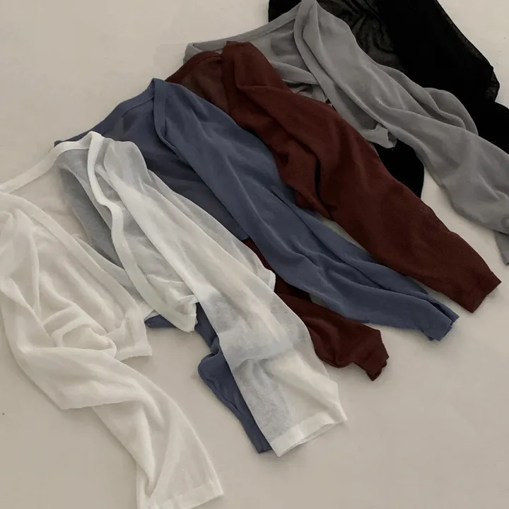 [고퀄버전🤍/가벼워요] 초여리핏, 데일리 긴팔 니트 볼레로가디건 - 5color 상세 이미지 43