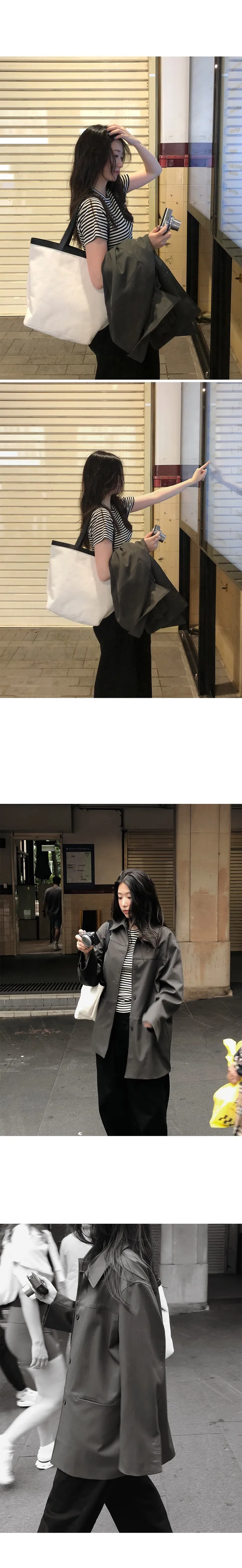 [✨웰메이드/무채색] 낫베이직 하프 트렌치코트 - 2 color (SLOWMADE/자체제작/소장가치/탄탄핏/세미루즈핏/디테일) 상세 이미지 29
