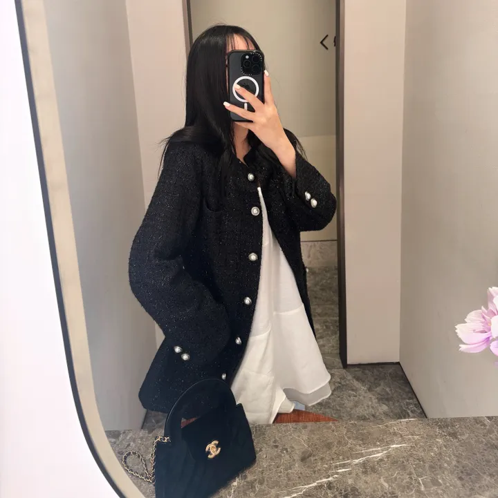 [자체제작]펄 트위드 원피스 자켓 상세 이미지 20