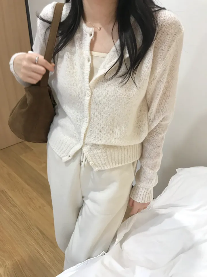 빈스 모헤어 라운드 가디건 (3color) 상세 이미지 14