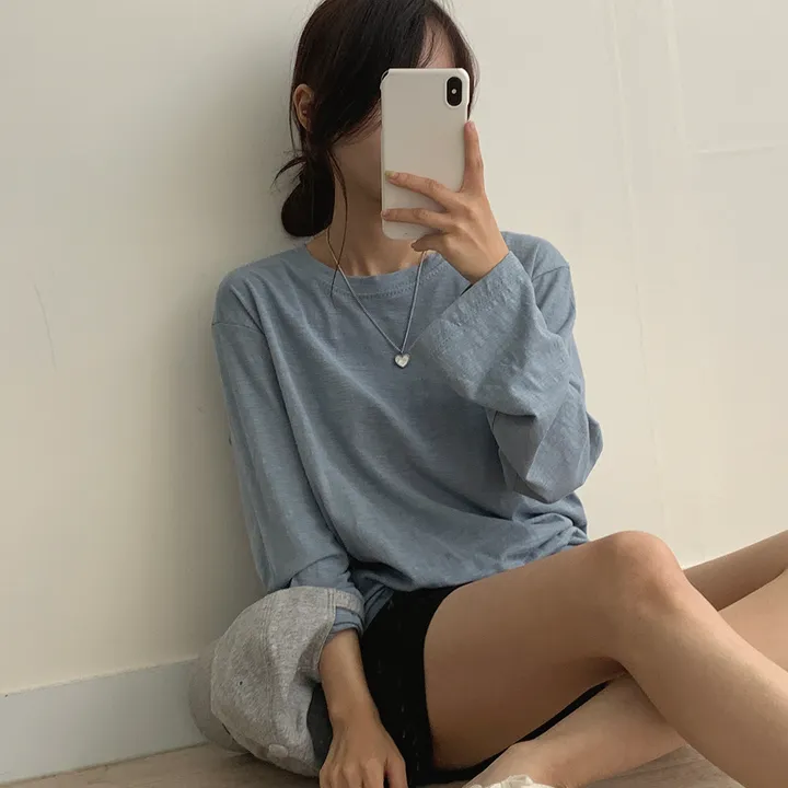 [ 필수템!/10colors ] 샌디 데일리 슬라브 긴팔T 상세 이미지 22