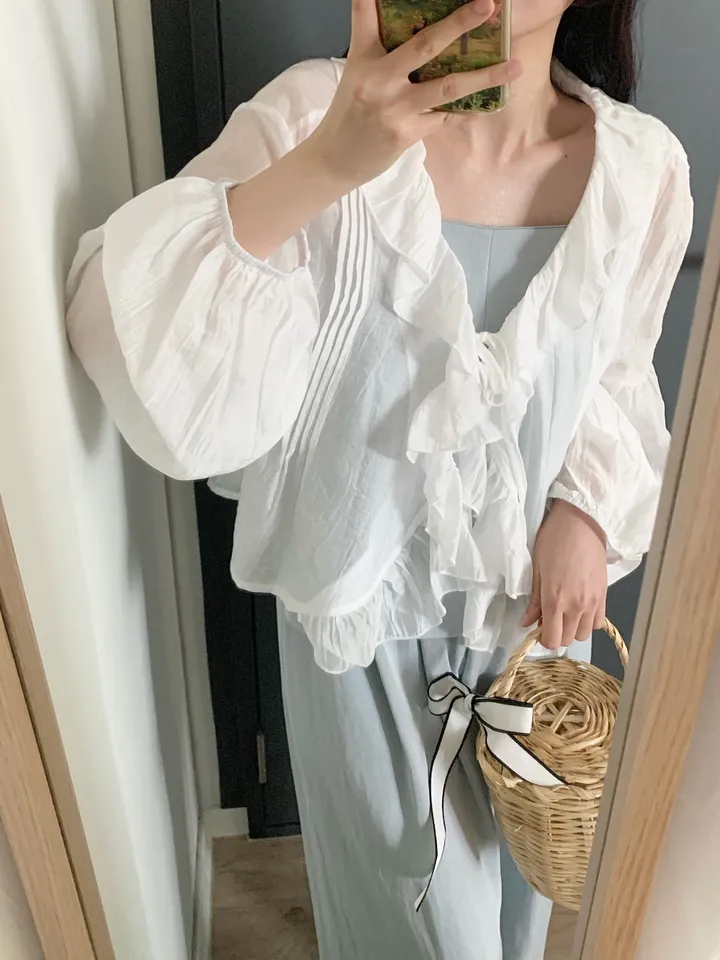 주아 린넨 뷔스티에 팬츠 세트 상세 이미지 35