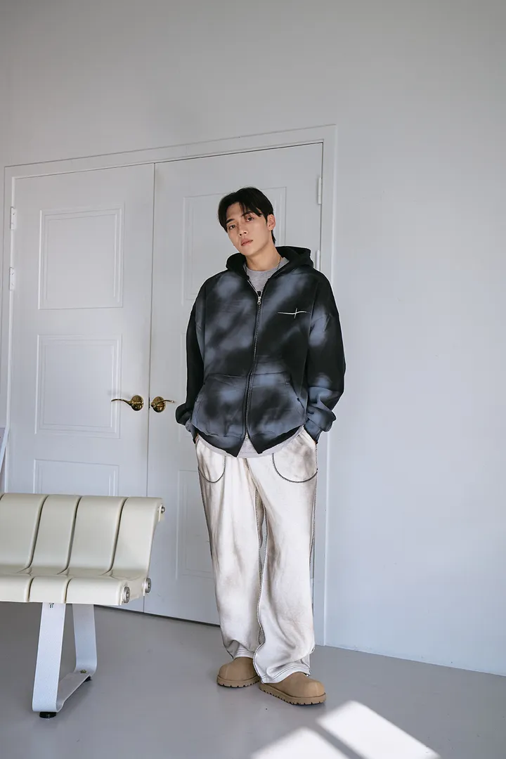 [UNISEX] 빈티지 워싱 더티 투웨이 후드집업 크롭 워싱  피그먼트 오버핏  핸드워머  커플룩 스트릿룩 빈티지룩 남여공용 유니섹스 크롭집업  빅사이즈 유니크 봄신상신상 물나염 상세 이미지 74