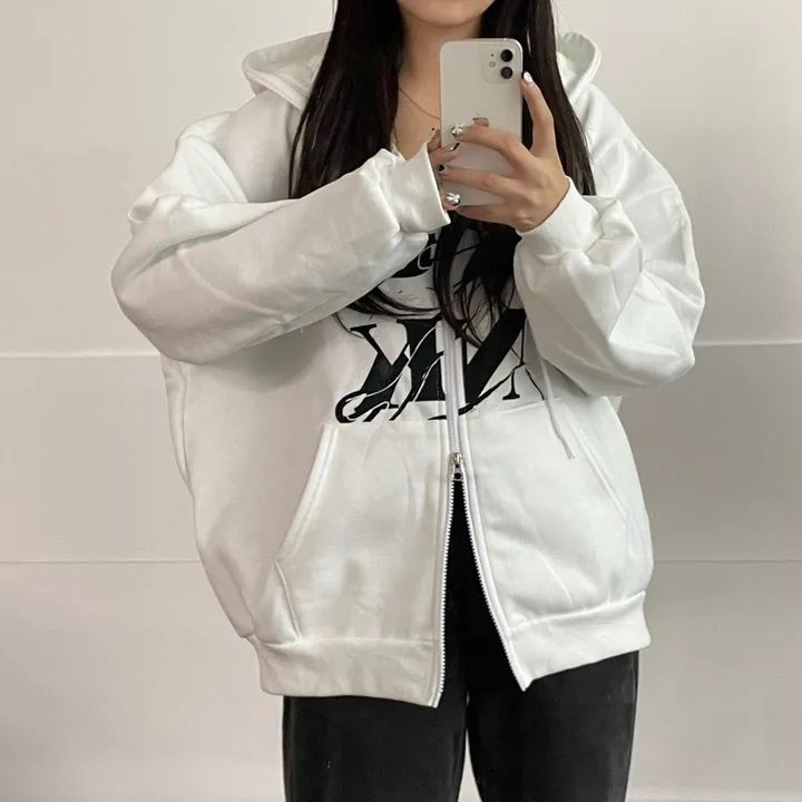 (기모선택/국내)Punk Two way Hooded zip-up - 3color 상세 이미지 35
