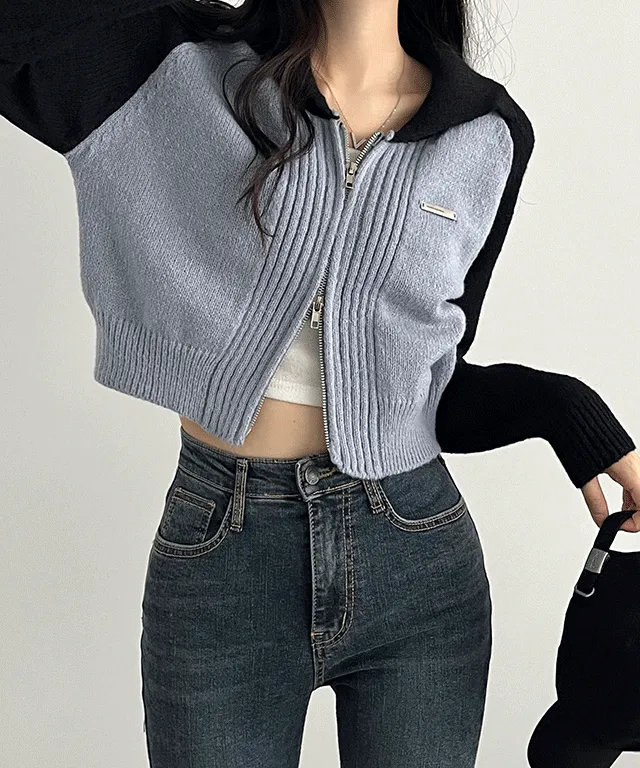 [주문폭주💛니트집업,투웨이집업/폭닥가디건] 나그랑카라투웨이니트집업