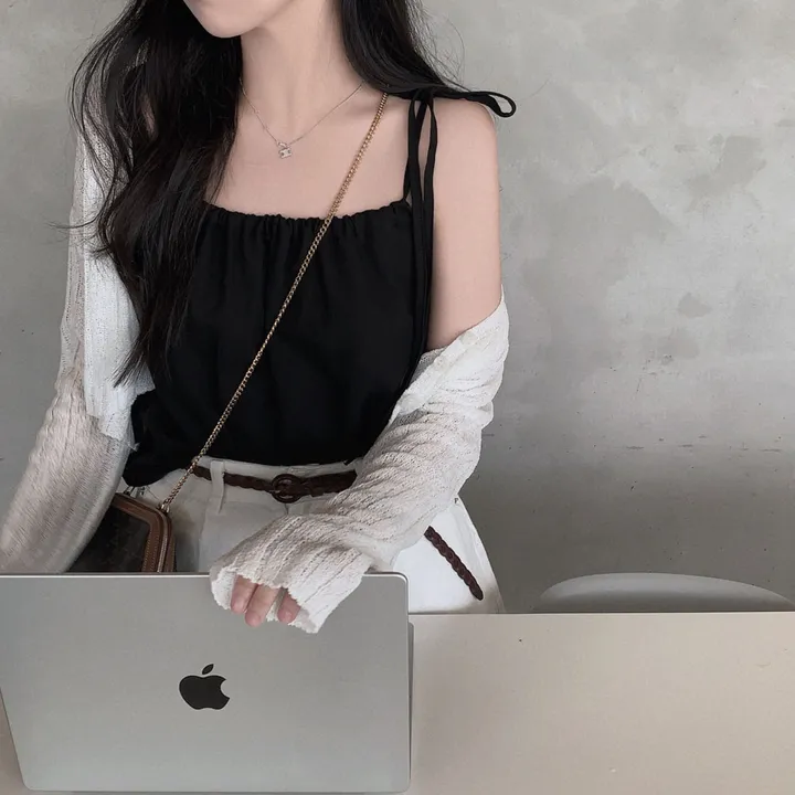 [팔뚝살부각X/여름가디건!]여름 파트너,쓰리버튼 루즈핏 크롭 부클 가디건 상세 이미지 19
