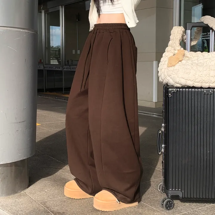 봄버전 추가🌸[made/숏&롱] #자스민벨 시그널 벌룬 밴딩 절개 롱와이드 하이웨스트 투웨이 스트링 트레이닝 조거팬츠 키작녀 키큰녀 빅사이즈 봄 사계절 팬츠 상세 이미지 5