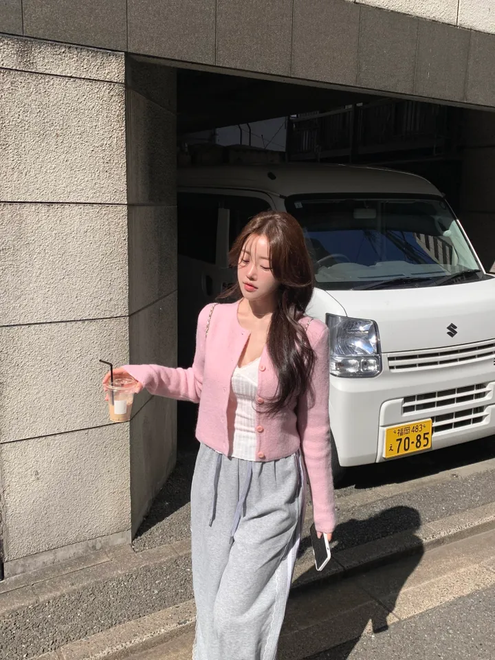 [베이비색감💌/고퀄원단] 앙고라 봄 새미크롭 가디건-4col 상세 이미지 13