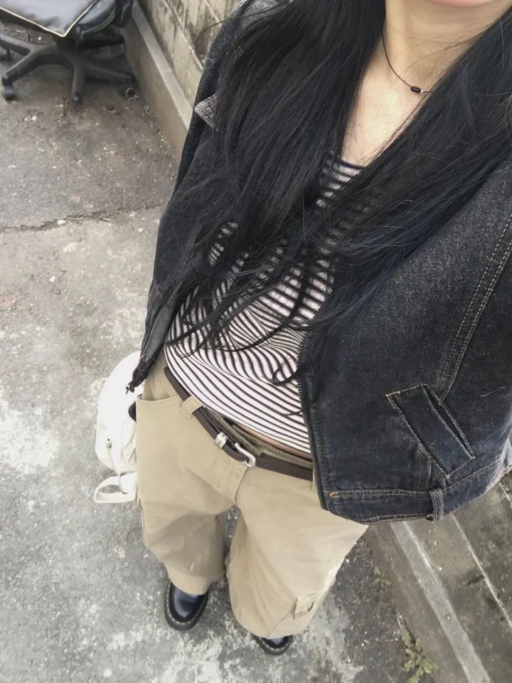 [최저가/퀄대박]  마티 카라 생지 데님 자켓 상세 이미지 16