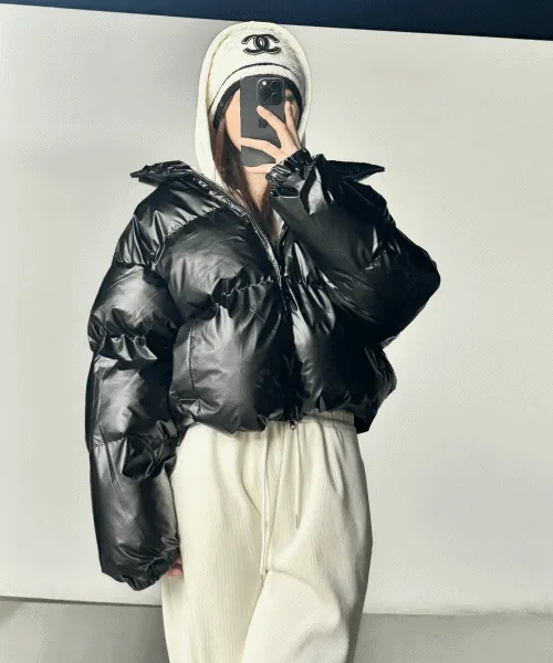 [브랜드 눕시원단] 슈슈 오버핏 덕다운 구스다운 눕시 웰론 숏패딩 커플패딩 10color