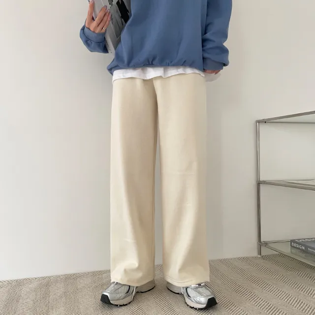 (키작녀,베이직,키큰녀) (기모선택가능!) 포시즌 밴딩와이드팬츠 트레이닝팬츠 4color 상세 이미지 42