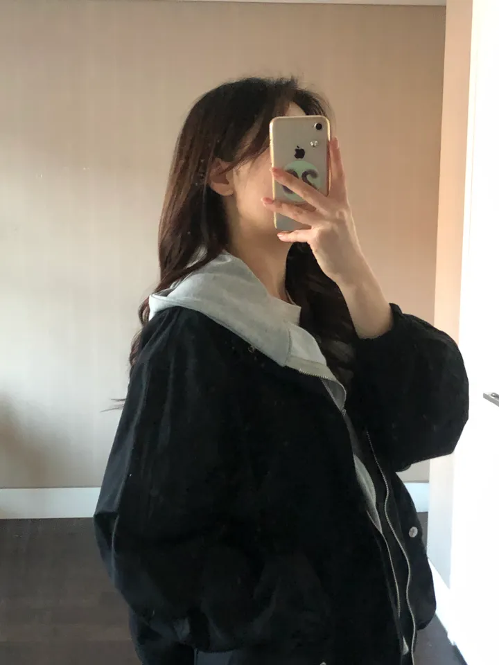 [최저가보장/후드탈부착!] 루즈핏 후드 레이어드 야상 점퍼 누빔 안감있음 -2colo 상세 이미지 33