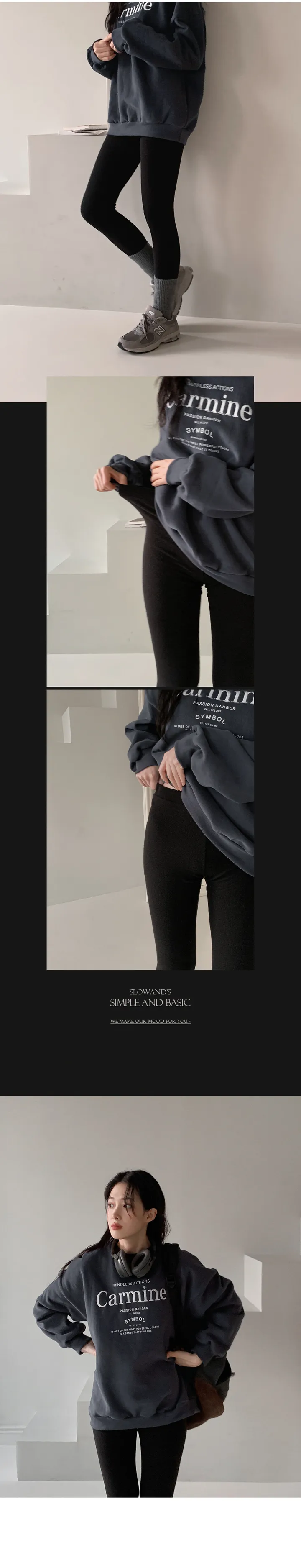 [🖤히트텍/데일리] 윈터즈 파스텔 히트레깅스 - 2 color (SLOWMADE/자체제작/레깅스/스판/무광/필수템) 상세 이미지 21
