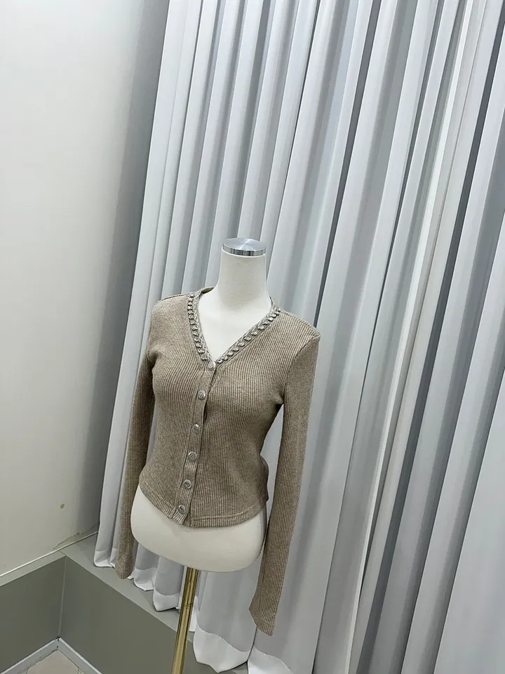 [고퀄/최저가] 스톤비즈 펄 가디건 ✨ 상세 이미지 9