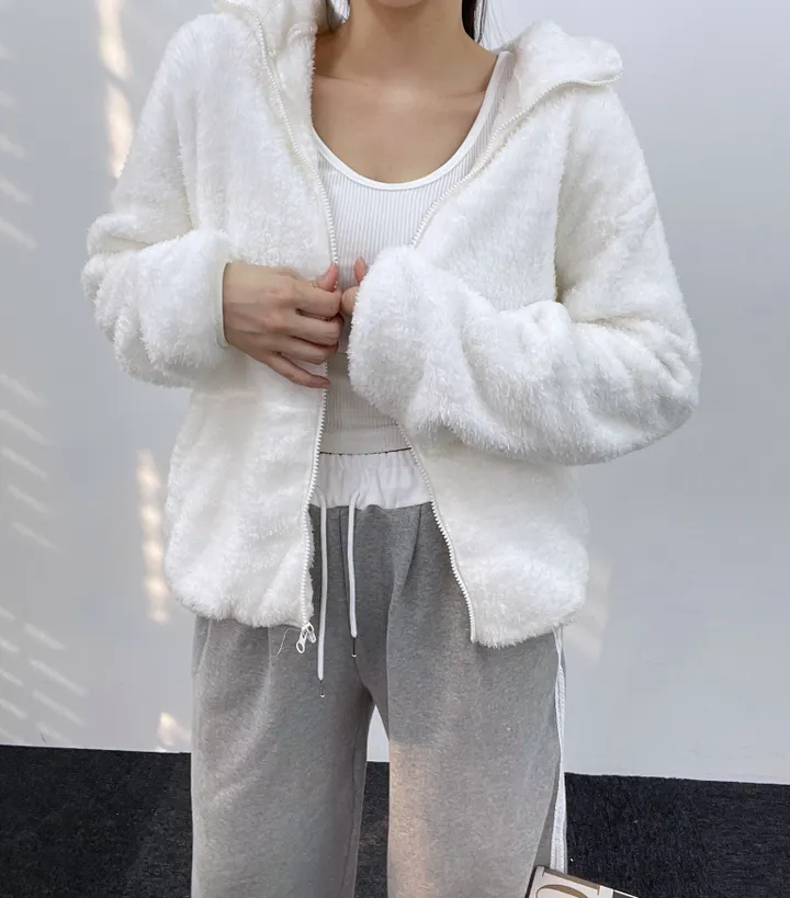 *부들양털후리스 3 SIZE * 후리스 가을 겨울 양털 오버핏 플리스 뽀글이 극세사 홈웨어 아우터 커플템 상세 이미지 21