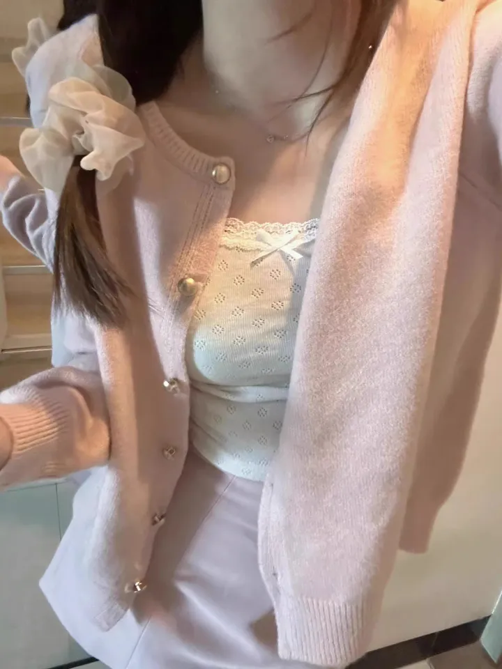 봄가디건 봄아우터 데일리 토끼 자수 상세 이미지 6