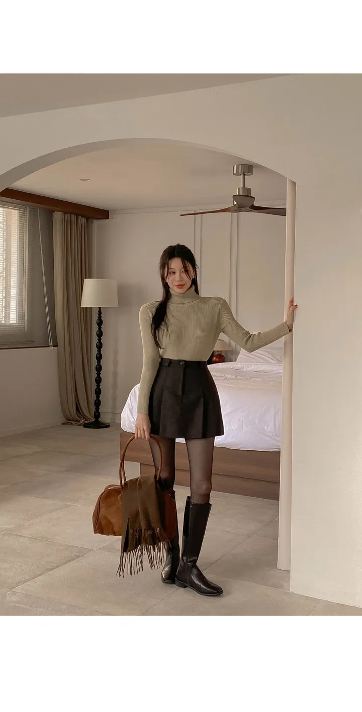 (필수소장추천/핏이뻐요/오버핏/데일리/꾸안꾸/스타일리시/울코트) 나트 퀼팅 노카라 박시 울코트 CT 상세 이미지 10