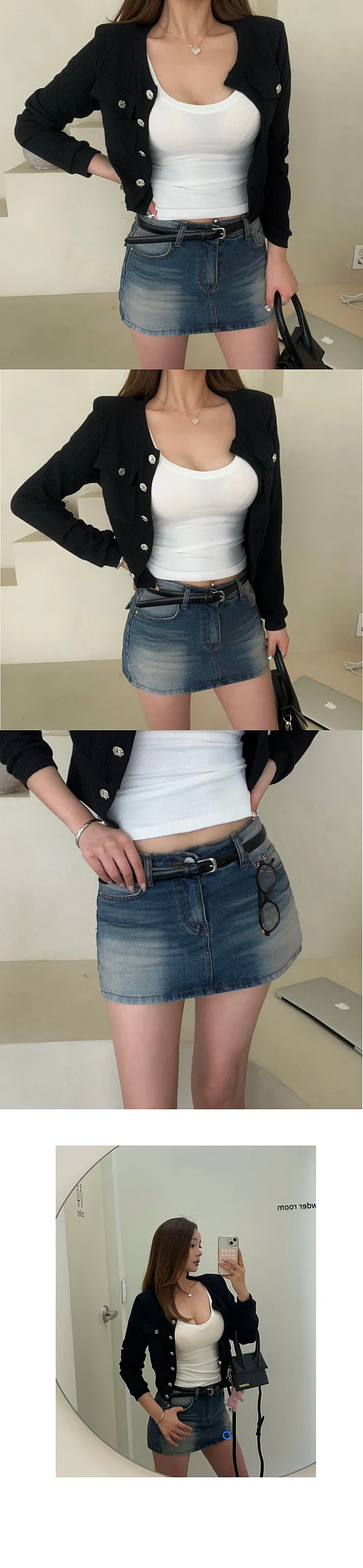 샤 패드 은장 데일리 가디건 상세 이미지 6