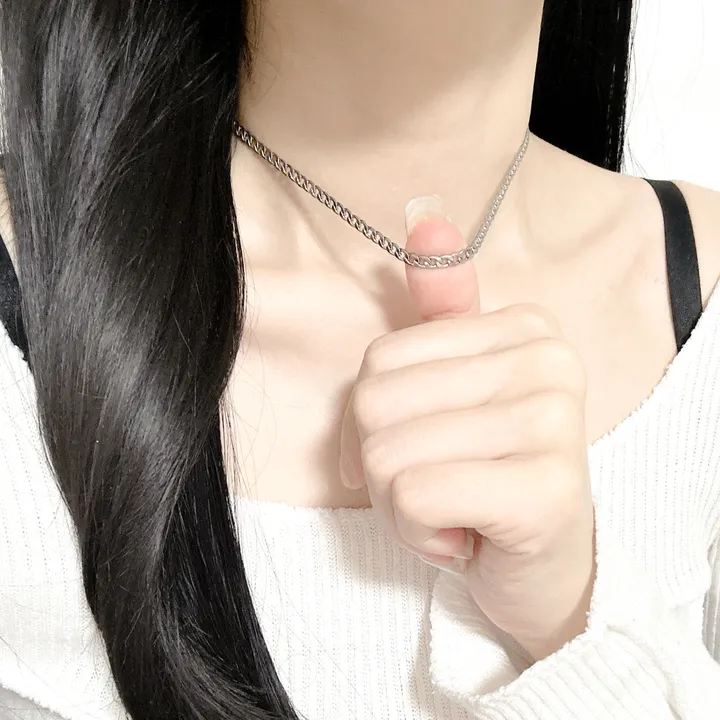 4주년 감사❤️6200원 [2개이상구매시할인]써지컬 데일리 초커 레이어드 목걸이 클립 십자가 하트 진주 볼드 군번줄 볼체인 블랙체인 상세 이미지 81