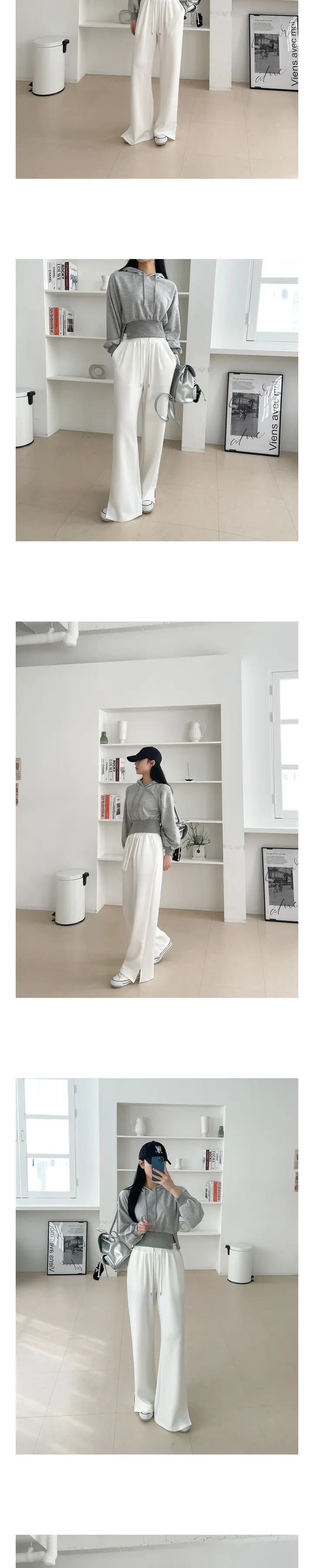 [숏/롱 ❣️원단미침❣️] 쿠디보 와이드 팬츠 상세 이미지 36