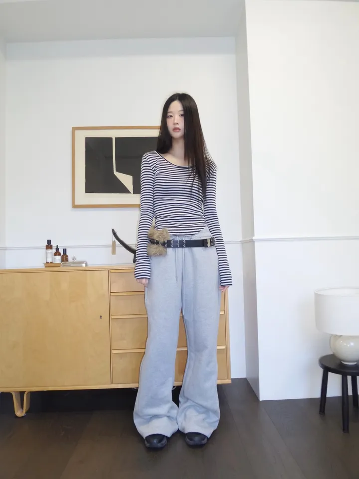 바지 모델 착용 이미지-S1L24