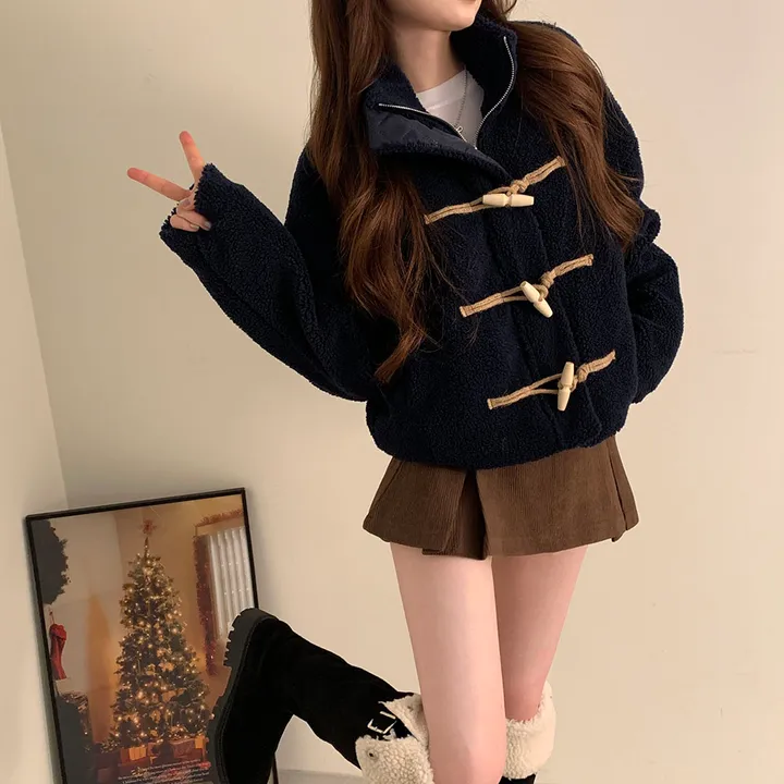 *따수운전체누빔🔥set강추* 포근 토글 덤블 떡볶이점퍼 양털 퍼 뽀글이 자켓 뽀글이집업 이중덤블 누빔패딩 상세 이미지 2