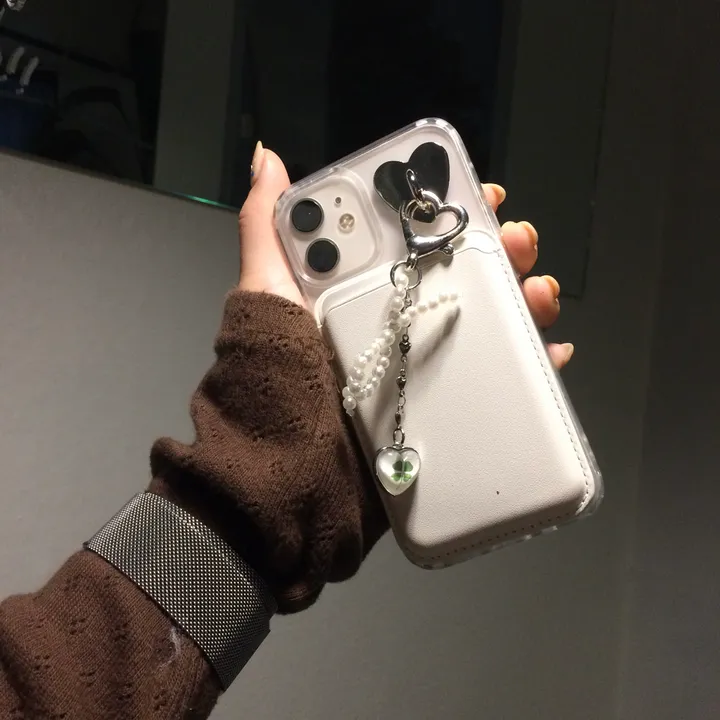 🍀2025 LUCKY drop heartchain clover phonecase 드롭하트체인 클로버 행운 폰케이스 상세 이미지 26