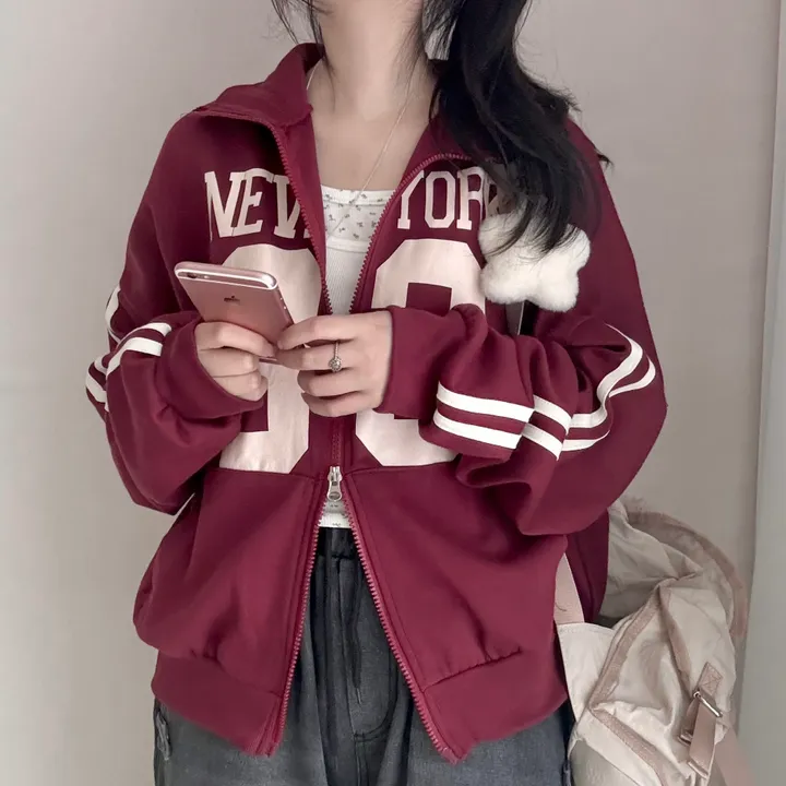 [아방*-*/교복템!] 교복 위에 툭! 93 투웨이 블록코어 두줄라인 오버핏 가을 집업 상세 이미지 30