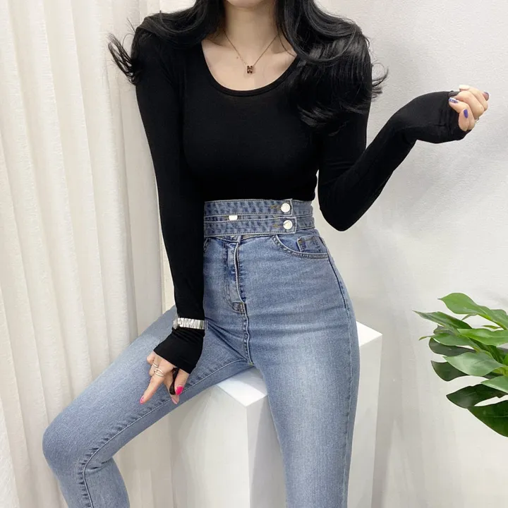 🚀당일발송🚀[묶음할인/10컬러] 봄 가을 말랑 유넥 긴팔 티셔츠 이너티 상세 이미지 65