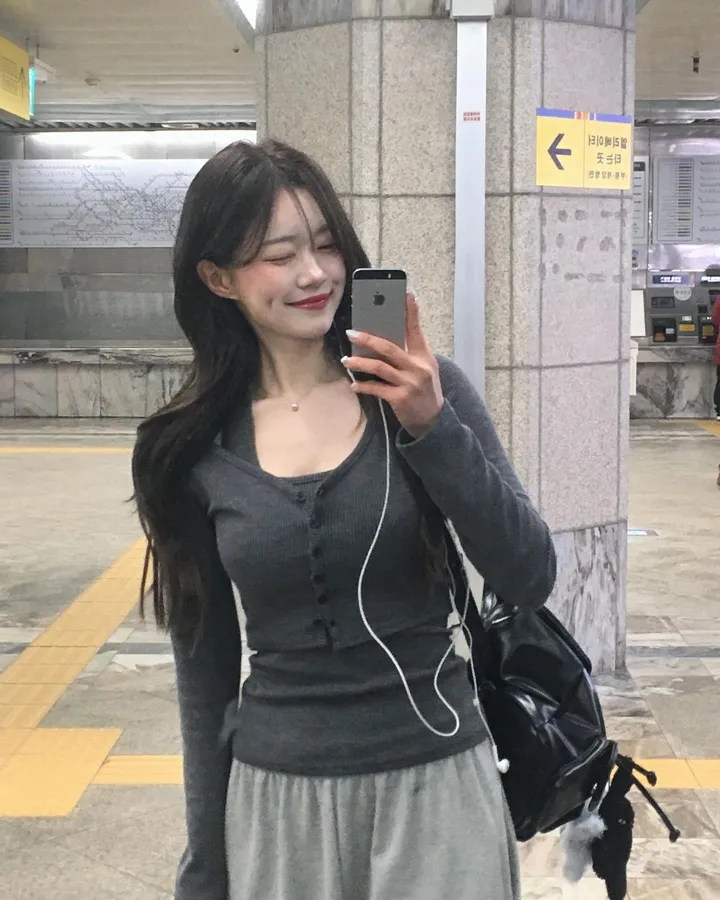 [MADE][2pcs,승모근소멸🤍] 키싱 홀터넥 나시 가디건set (4color) 상세 이미지 77