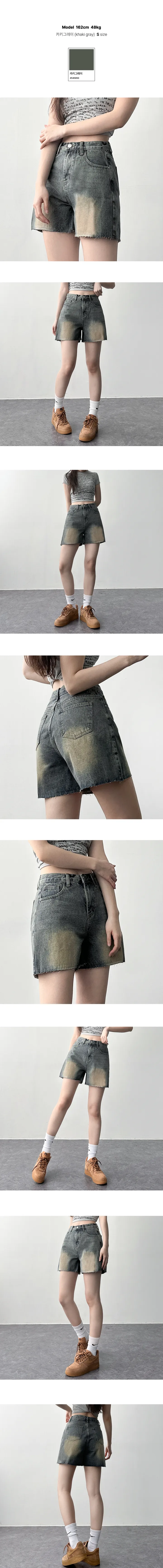 [썸머시즌/하체커버/2부기장/~XL] 핏 맛집 ,빈티지 반바지,여름 반바지,데님 반바지,청 반바지 숏팬츠,10대 20대 4컬러 144번 상세 이미지 6