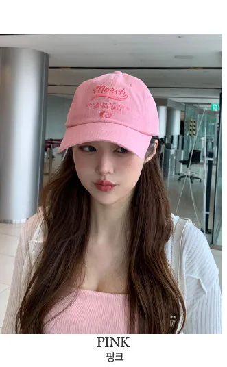 [얼굴소멸핏✨소장강추!] 피그먼트 코튼 레터링 자수 볼캡 데일리 캡모자 사계절 대두모자 대두커버 소두핏 남녀공용 모자 6COL 상세 이미지 5