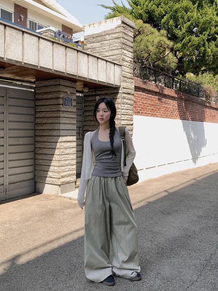[여름까지🩵/핏강추] 르비 시스루 여리핏 세미 크롭 브이넥 긴팔 가디건 5colors 상세 이미지 13